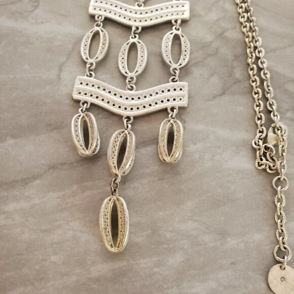 ✨ Stella and Dot Vintage Antique Boho Summer Iconic Kimberly Statement Necklace - Picture 14 of 15